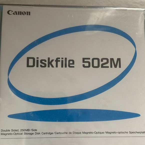 New sealed disk file 502 m Canon - Picture 2 of 2